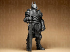 Dunkle Ritter Skulptur | Dark Fantasy Knight Statue | Mittelalter Krieger Figur | Souls-like Rüstung Deko Fehn-factory.de