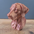 Rhodesian Ridgeback Büste – Realistic Rhodesian Ridgeback Dog Bust | Handbemalt & 3D-Printed – Hochdetaillierte Skulptur Fehn-factory.de