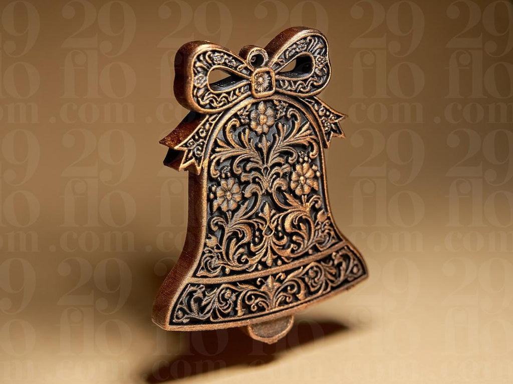 Ornamental Bell Christmas Ornament | Barocke Weihnachtsglocke | Gothic Deko | Dark Art Anhänger