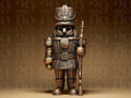 Ornamental Nutcracker Soldier | Gothic Nussknacker Figur | Dark Art Soldat Deko | Weihnacht