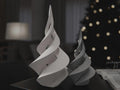 Abstrakt Spiral Weihnachtsbaum | Minimalistische Skulptur | Moderne Laterne | Design Deko Fehn-factory.de