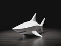 Minimalistische Hai Skulptur | Abstrakte Meerestier Figur | Modern Design Deko | Sleek Shark Statue Fehn-factory.de