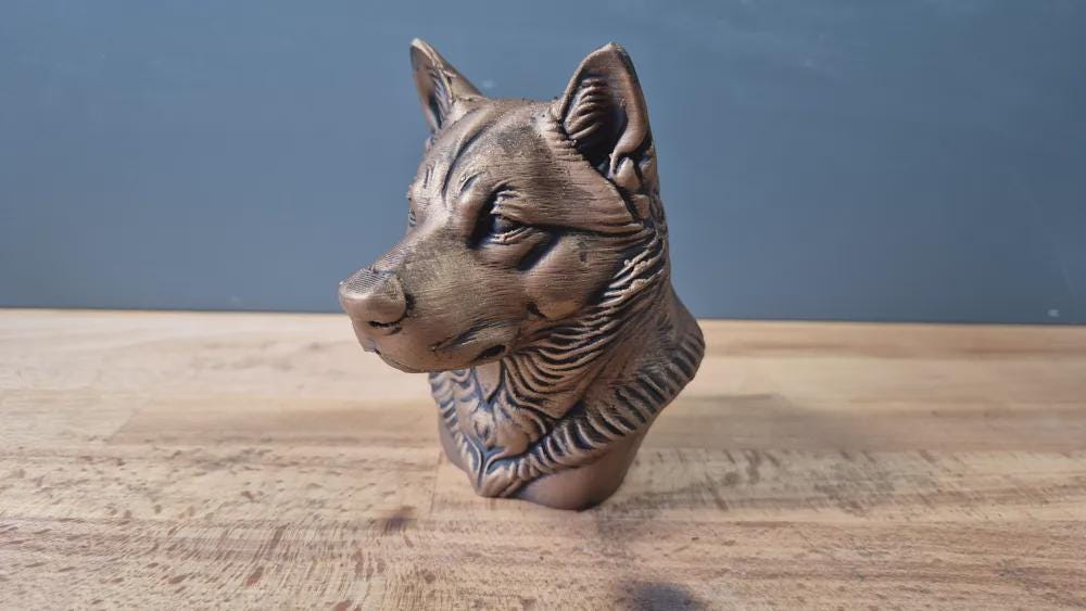 Shikoku Büste / Realistic Shikoku Bust - Handbemalt & Detailliert