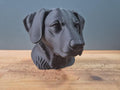 Neuseeländischer Huntaway Büste / Realistic New Zealand Huntaway Bust - Handbemalt