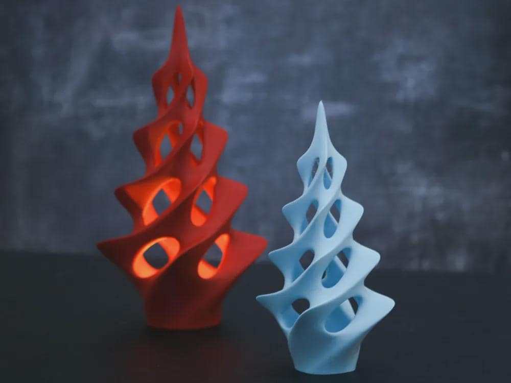 Minimalistischer Weihnachtsbaum | Modern Christmas Tree | LED Teelichthalter | Skandinavische Deko