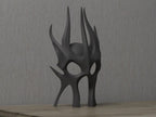 Abstrakte Maske Skulptur | Dark Fantasy Face Figure | Gotische Deko | Mystisches Design