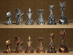 Stylized Chess Set Fehn-factory.de