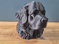 Neufundländer Büste – Realistic Newfoundland Dog Bust | Handbemalt & 3D-Printed – Hochdetaillierte Skulptur Fehn-factory.de