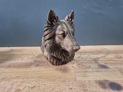 Belgischer Tervuren Büste / Realistic Belgian Tervuren Bust – Handbemalt & Detailliert Fehn-factory.de