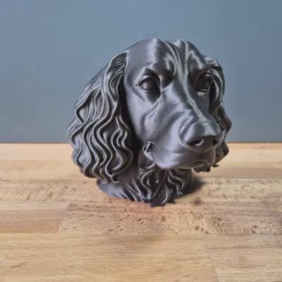 Springer Spaniel Büste / Realistic Springer Spaniel Bust – Handbemalt & Detailliert Fehn-factory.de