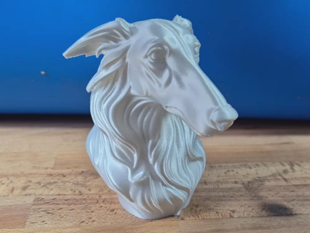 Silken Windhound Büste / Realistic Silken Windhound Bust – Handbemalt & Detailliert Fehn-factory.de