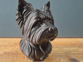 Yorkshire Terrier Büste / Realistic Yorkshire Terrier Bust – Handbemalt & Detailliert Fehn-factory.de