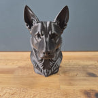 Australian Kelpie Büste / Realistic Australian Kelpie Bust – Handbemalt & Detailliert Fehn-factory.de