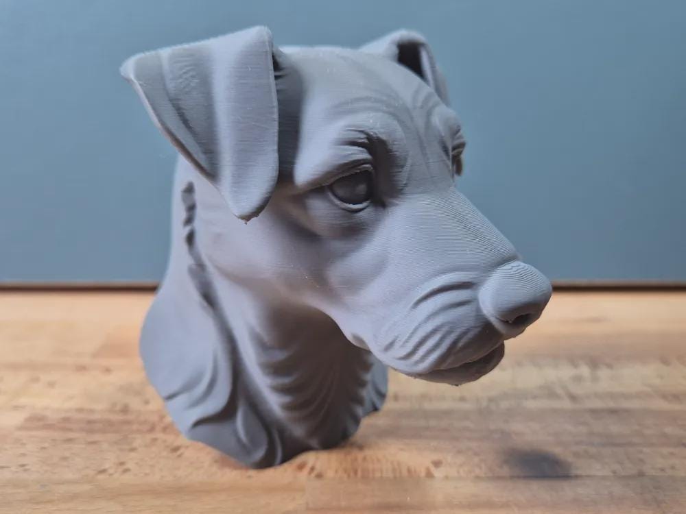 Parson Russell Terrier Büste / Realistic Parson Russell Terrier Bust – Handbemalt & Detailliert Fehn-factory.de