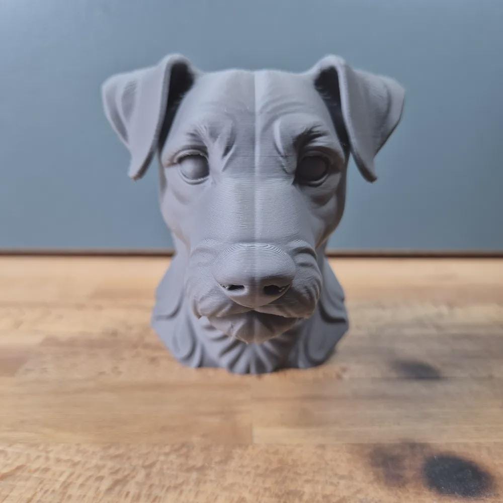 Parson Russell Terrier Büste / Realistic Parson Russell Terrier Bust – Handbemalt & Detailliert Fehn-factory.de