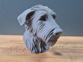 Irish Wolfhound Büste / Realistic Irish Wolfhound Bust – Handbemalt & Detailliert Fehn-factory.de