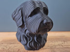 Bobtail / Schapendoes Büste / Realistic Bobtail Schapendoes Bust – Handbemalt & Detailliert Fehn-factory.de