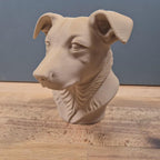 Australian Cattledog mit Hängeohren Büste / Realistic Australian Cattledog (Floppy Ears) Bust – Handbemalt & Detailliert Fehn-factory.de