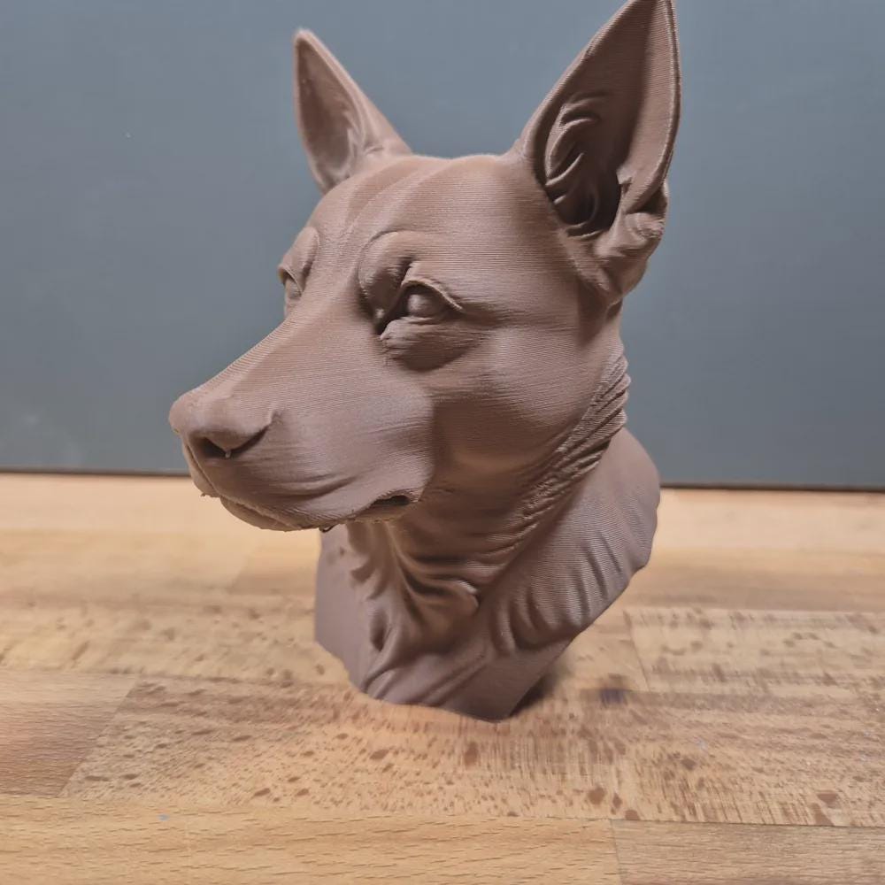 Australian Cattledog Büste / Realistic Australian Cattledog Bust – Handbemalt & Detailliert Fehn-factory.de