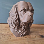 Cavalier King Charles Spaniel Büste / Realistic Cavalier King Charles Spaniel Bust – Handbemalt & Detailliert Fehn-factory.de