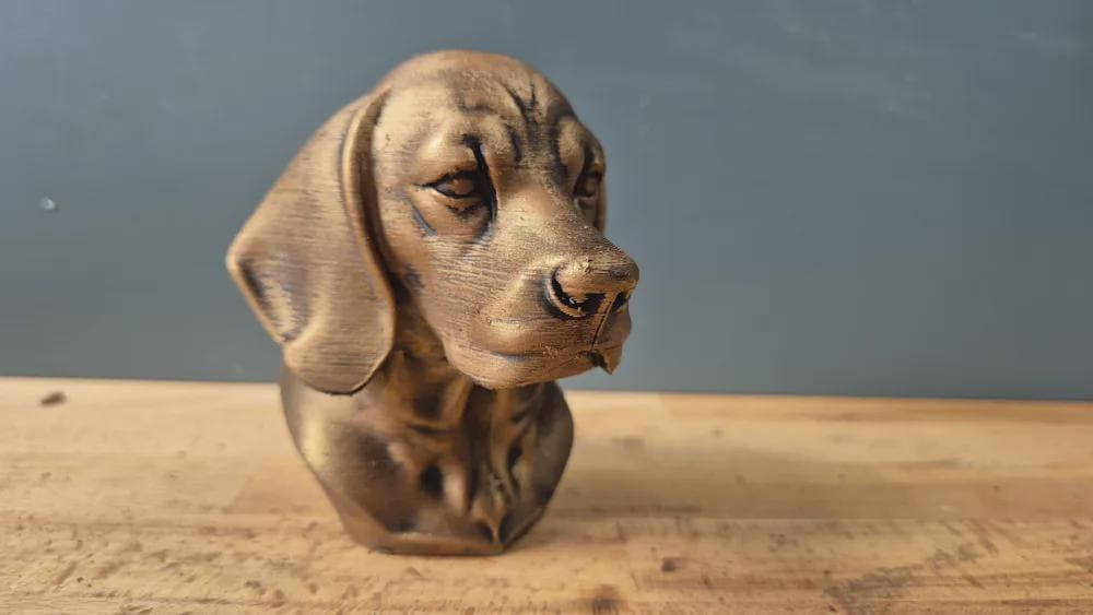 Beagle Büste / Realistic Beagle Dog Bust – Handbemalt & Detailliert Fehn-factory.de
