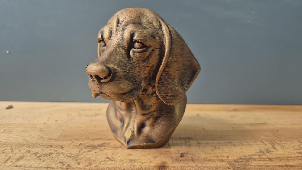 Beagle Büste / Realistic Beagle Dog Bust – Handbemalt & Detailliert Fehn-factory.de