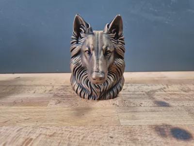 Belgischer Tervuren Büste / Realistic Belgian Tervuren Bust – Handbemalt & Detailliert Fehn-factory.de