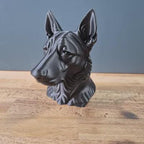 Dutch Shepherd Büste / Realistic Dutch Shepherd Bust – Handbemalt & Detailliert Fehn-factory.de
