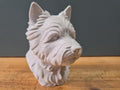 Cairn Terrier Büste / Realistic Cairn Terrier Bust – Handbemalt & Detailliert Fehn-factory.de