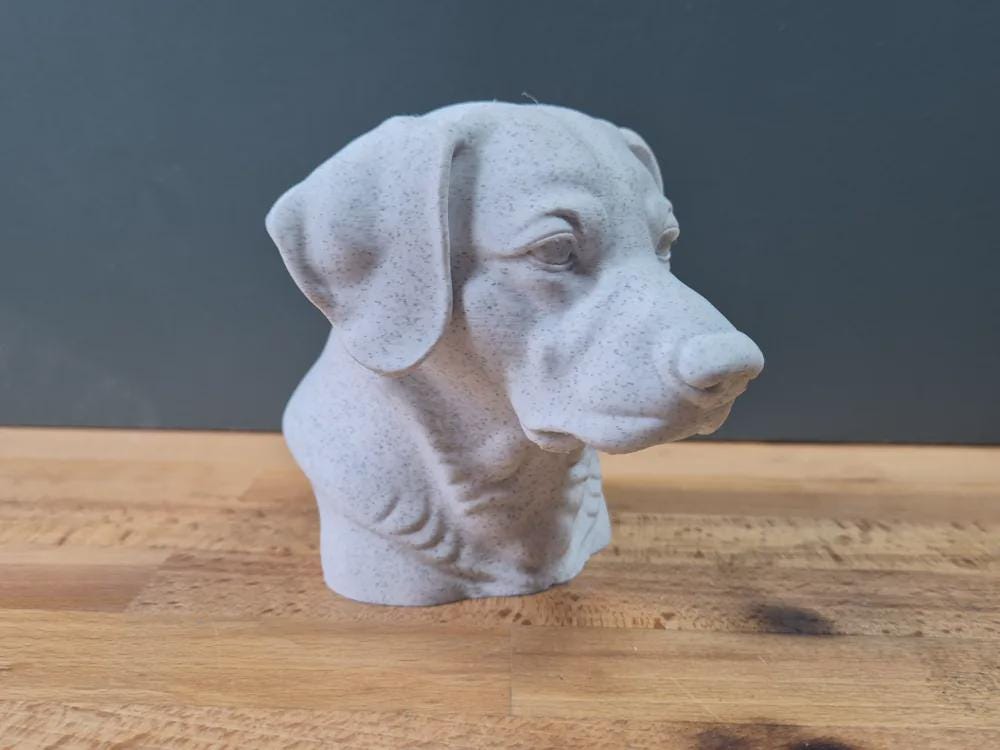 Entlebucher Sennenhund Büste / Realistic Entlebucher Mountain Dog Bust – Handbemalt & Detailliert Fehn-factory.de