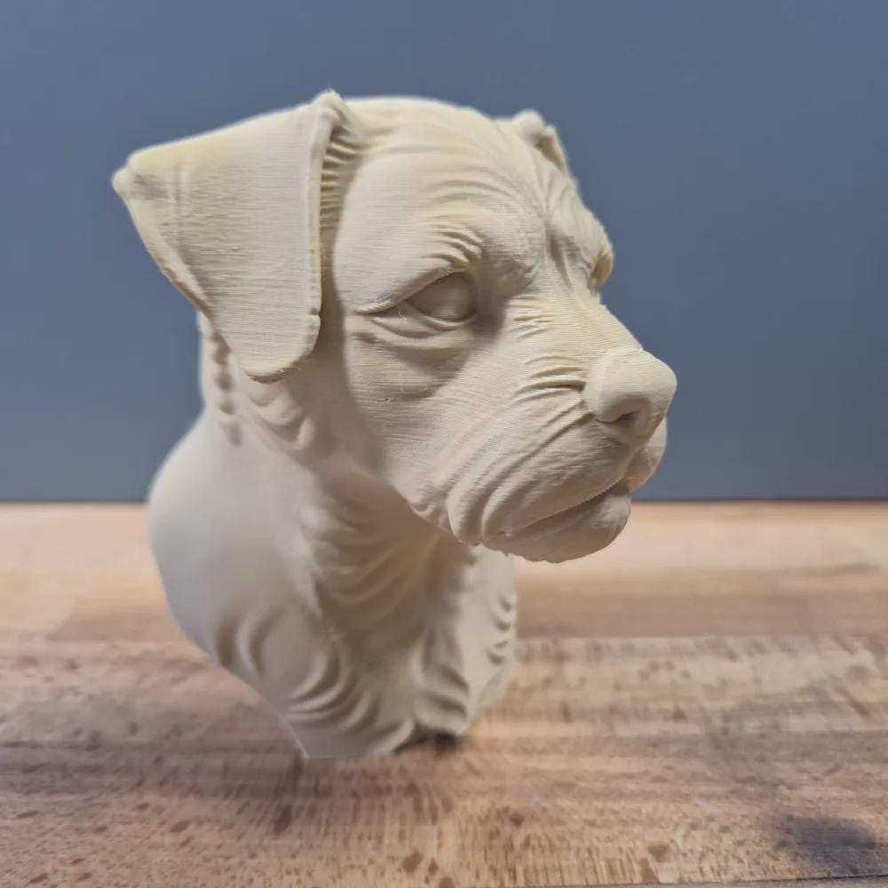 Border Terrier Büste / Realistic Border Terrier Bust – Handbemalt & Detailliert Fehn-factory.de