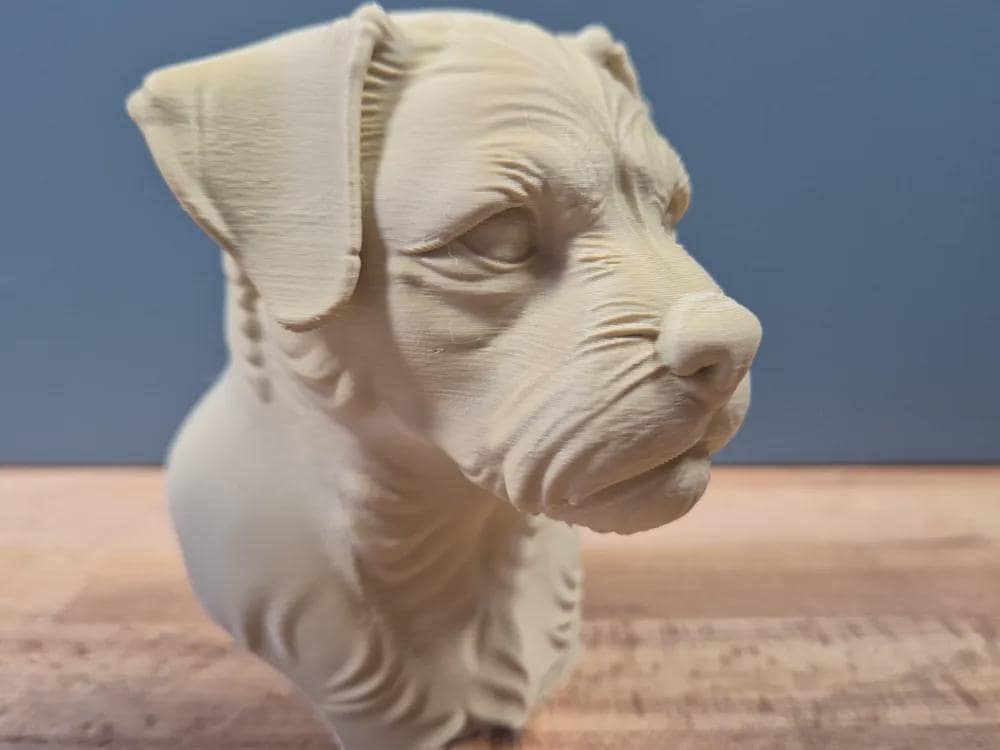 Border Terrier Büste / Realistic Border Terrier Bust – Handbemalt & Detailliert Fehn-factory.de