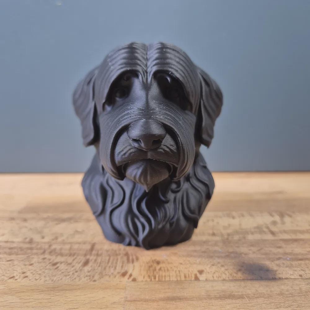 Bobtail / Schapendoes Büste / Realistic Bobtail Schapendoes Bust – Handbemalt & Detailliert Fehn-factory.de