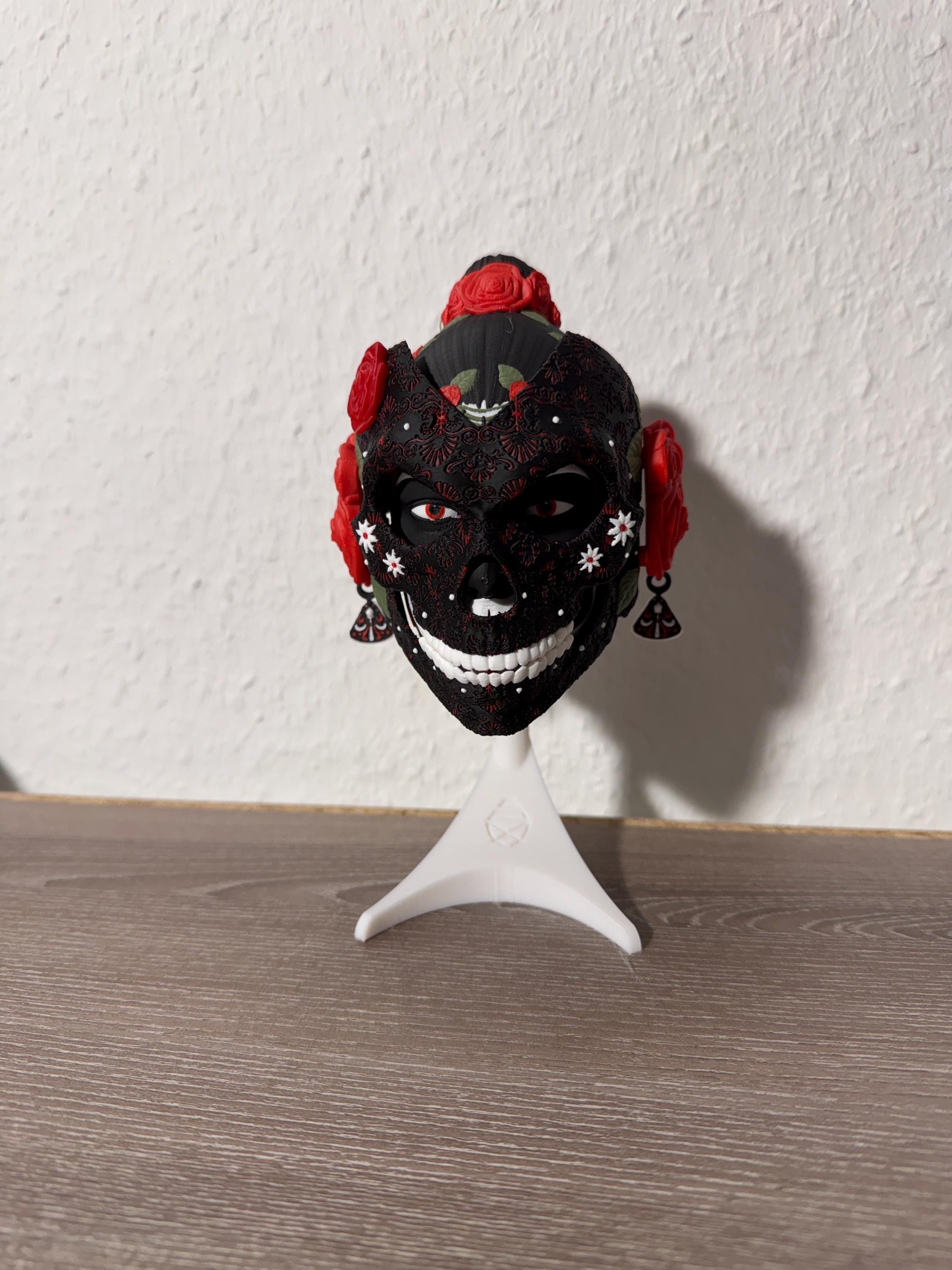 La Catrina Mask Day of the Dead Art Wall and Shelf Display - La Catrina Maske Tag der Toten Kunst Wand und Regal Deko