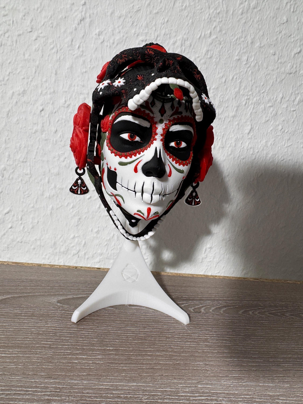 La Catrina Mask Day of the Dead Art Wall and Shelf Display - La Catrina Maske Tag der Toten Kunst Wand und Regal Deko