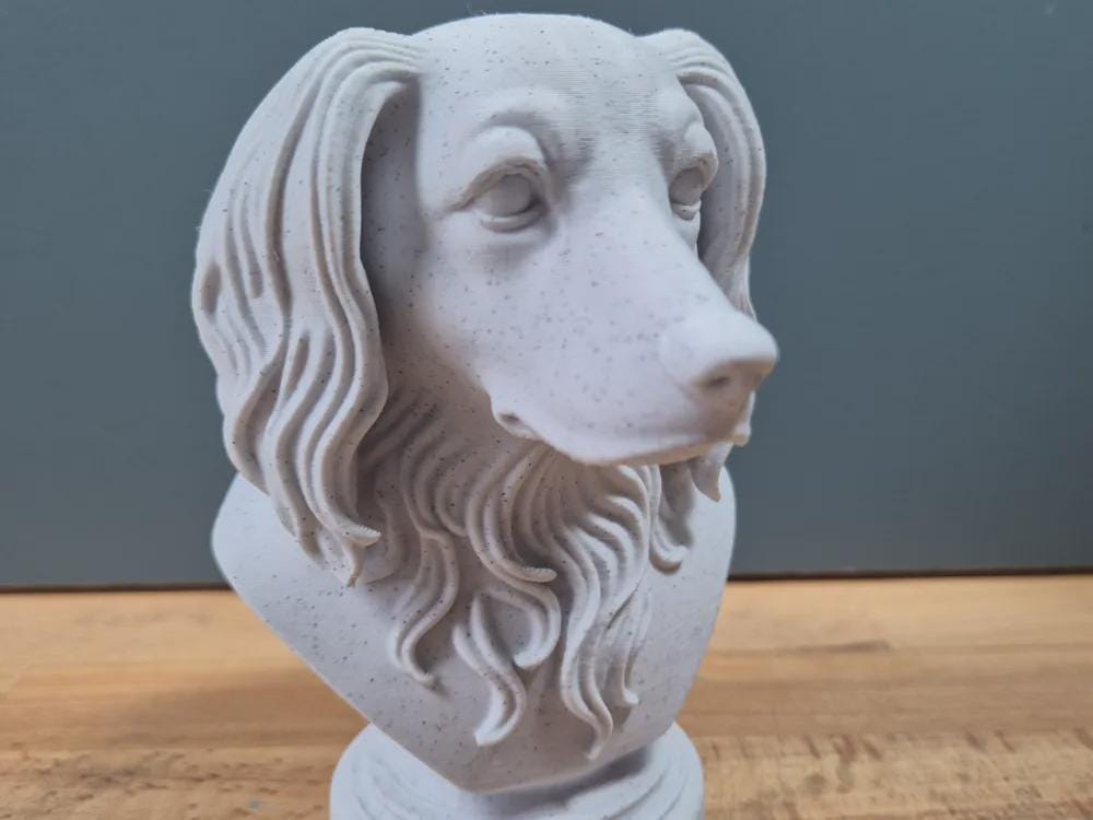 Kooikerhondje Büste / Realistic Kooikerhondje Bust – Handbemalt & Detailliert Fehn-factory.de