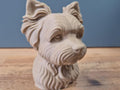 Yorkiepoo Büste / Realistic Yorkiepoo Bust – Handbemalt & Detailliert Fehn-factory.de