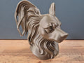 Papillon-Hund-Büste / Realistic Papillon Dog Bust – Handbemalt & Detailliert Fehn-factory.de