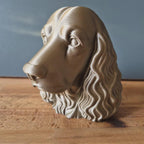 Cocker Spaniel Büste / Realistic Cocker Spaniel Dog Bust – Handbemalt & Detailliert Fehn-factory.de