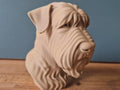 Soft Coated Wheaten Terrier Büste / Realistic Soft Coated Wheaten Terrier Bust – Handbemalt & Detailliert Fehn-factory.de