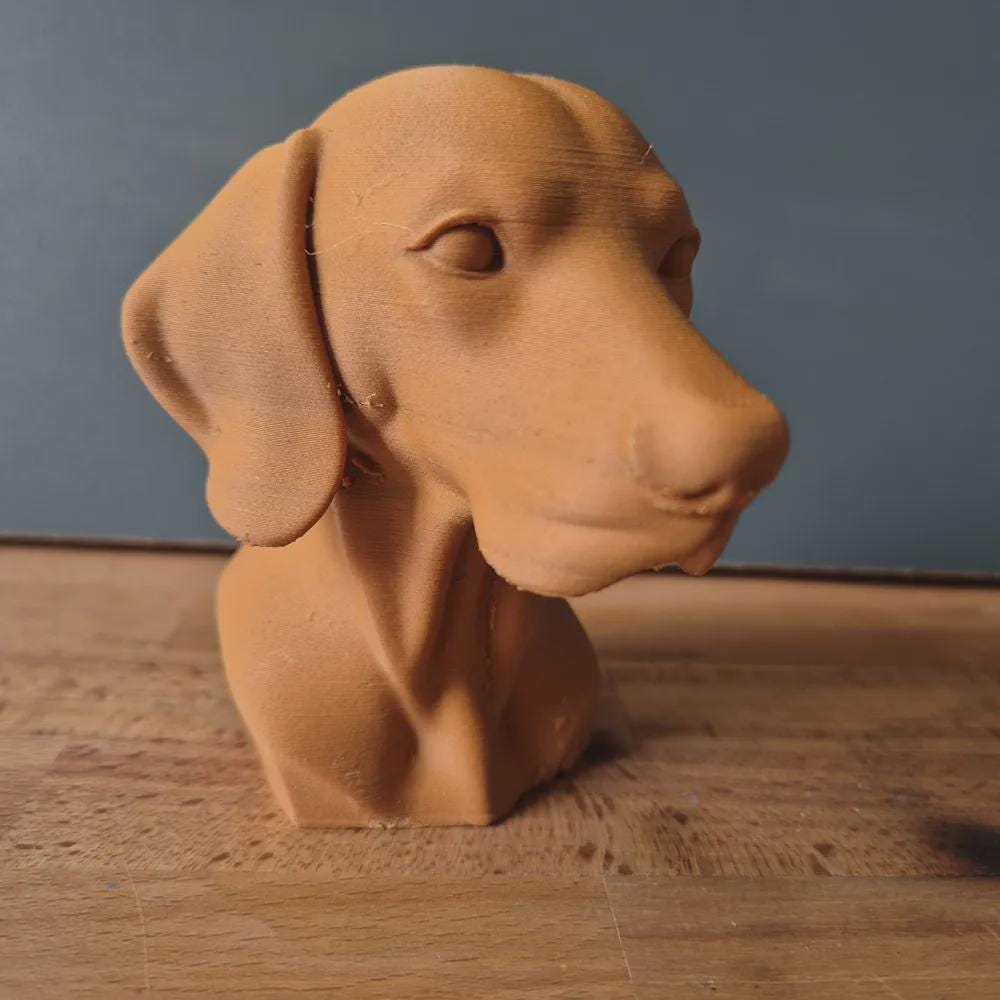 Vizsla Büste / Realistic Vizsla Dog Bust – Handbemalt & Detailliert Fehn-factory.de