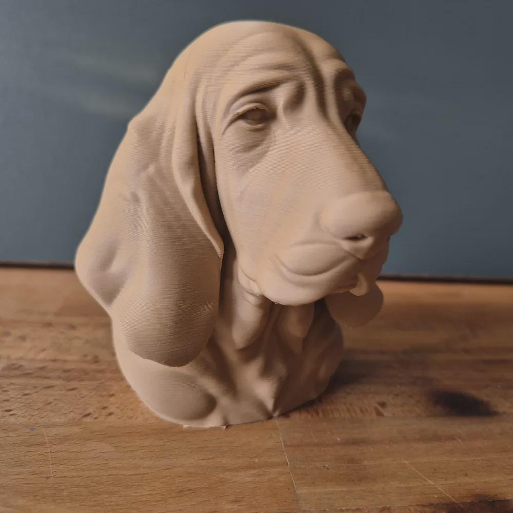 Basset Hound Büste / Realistic Basset Hound Dog Bust – Handbemalt & Detailliert Fehn-factory.de