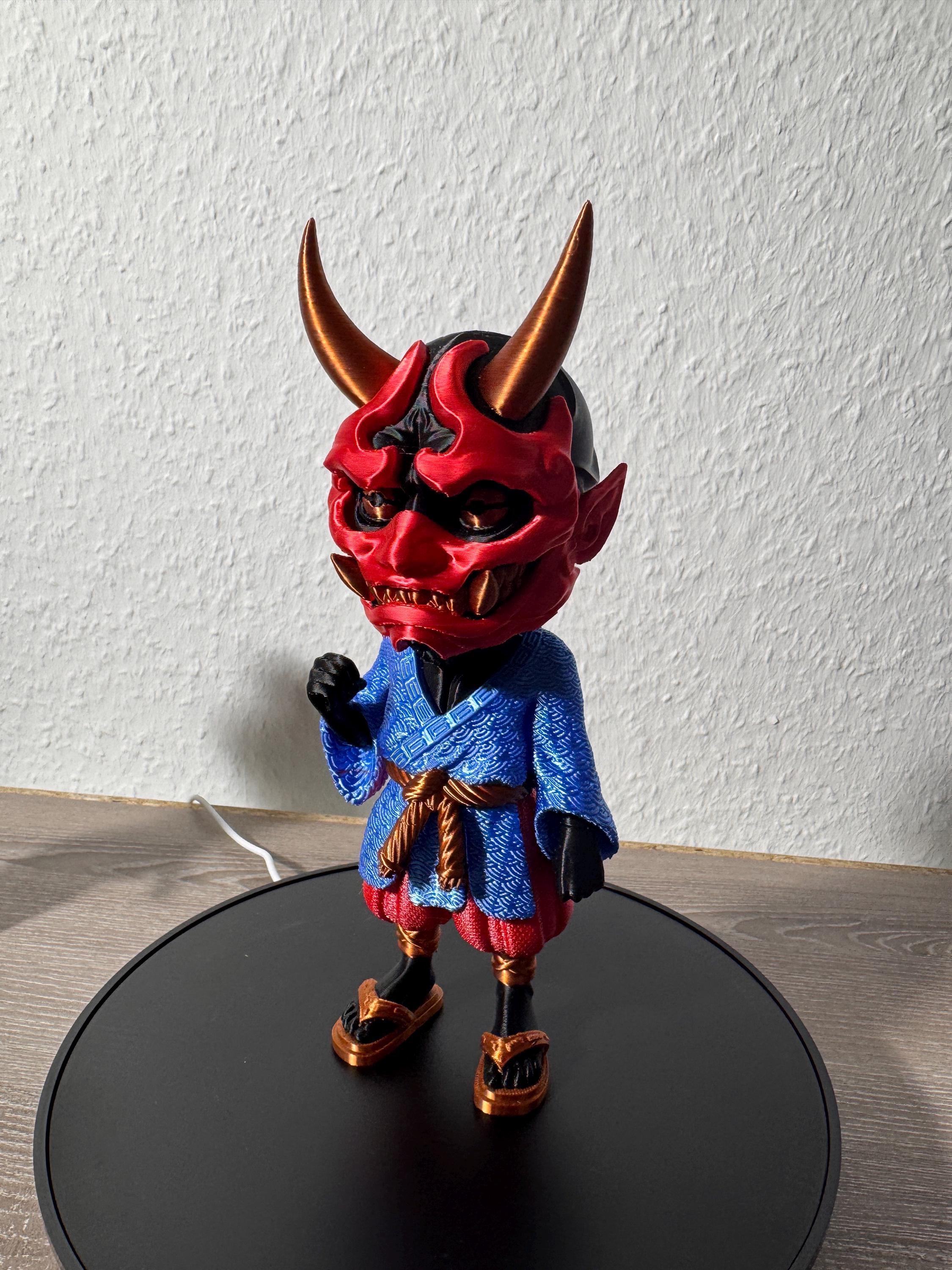 Hannya Chibi Oni Figur 20cm – Japanische Dämonen Statue | Hannya Chibi Oni Figure 8in – Japanese Demon Collectible