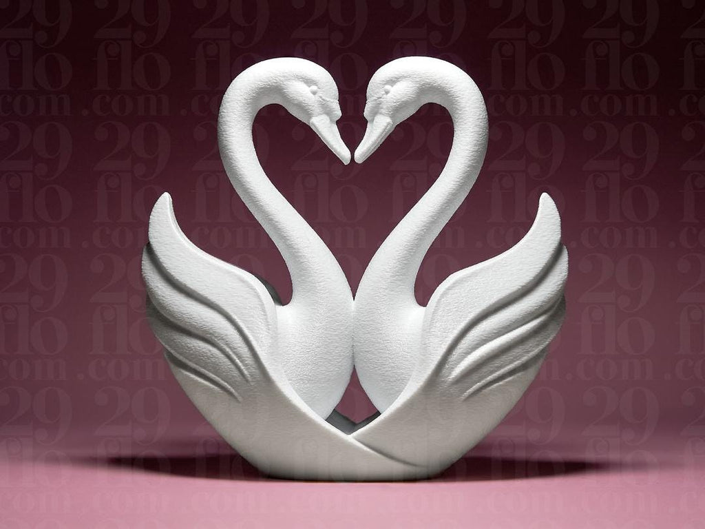 Schwanenherz Skulptur | Heart of Swans Statue | Hochzeit Geschenk | Wedding Gift | Romantische Deko | Love Symbol