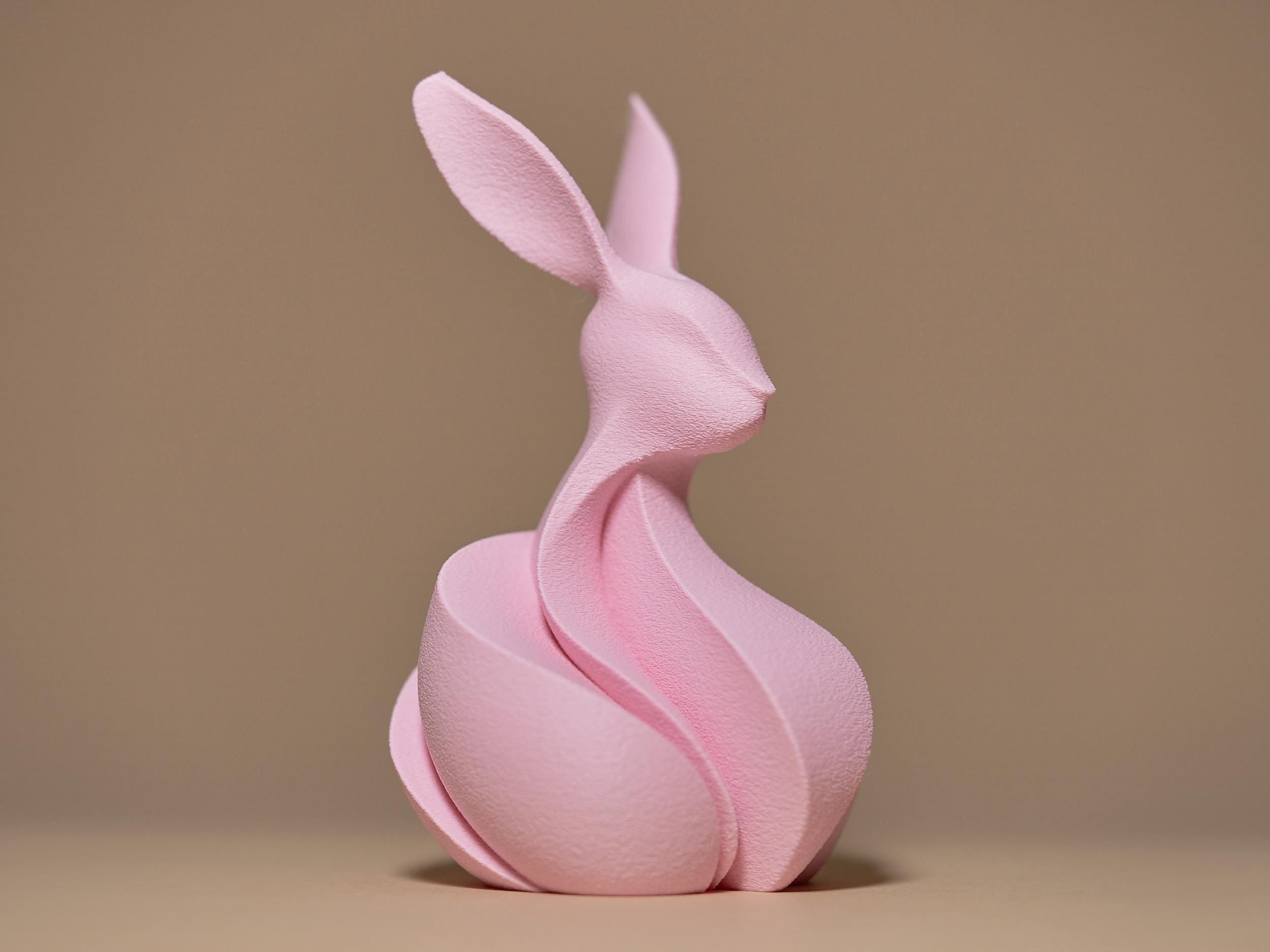 Süße Osterhasen Figur | Modern Easter Bunny Statue | Minimalist Spring Decor | Pastel Home Decoration | Tischdeko Ostern | Abstract Art