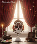 La Catrina Mask Day of the Dead Art Wall and Shelf Display - La Catrina Maske Tag der Toten Kunst Wand und Regal Deko