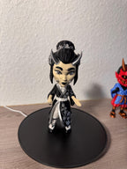 Hannya Chibi Oni Geisha Figur Japanische Dämonin | Japanese Demon Chibi Designer Toy Anime Collectible Figurine