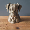 Boxer-Büste / Realistic Boxer Dog Bust – Handbemalt & Detailliert