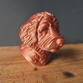 Golden Doodle Büste / Realistic Golden Doodle Dog Bust – Handbemalt & Detailliert