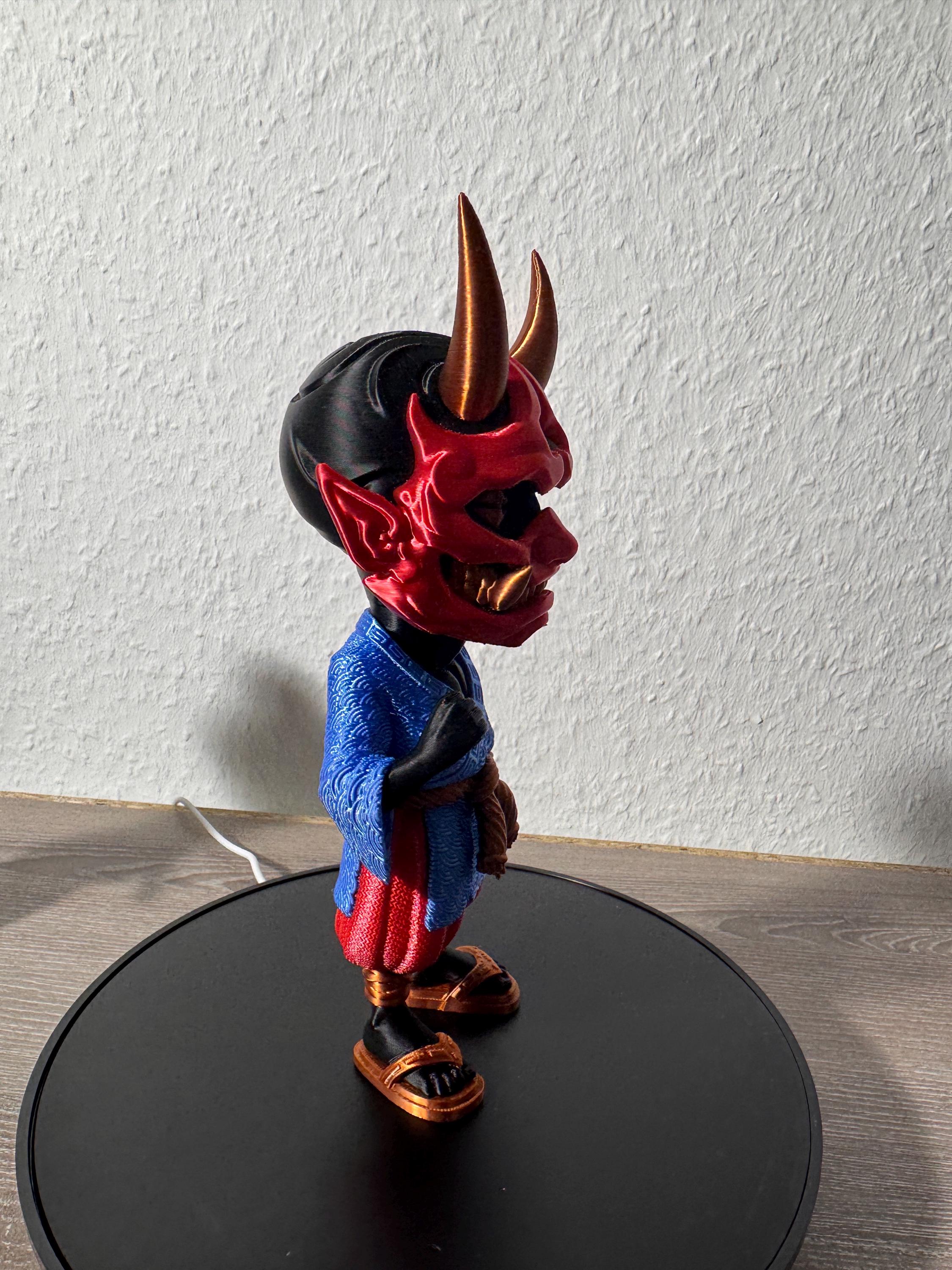 Hannya Chibi Oni Figur 20cm – Japanische Dämonen Statue | Hannya Chibi Oni Figure 8in – Japanese Demon Collectible